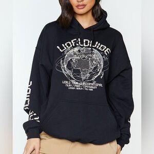 oversized graphic hoodie